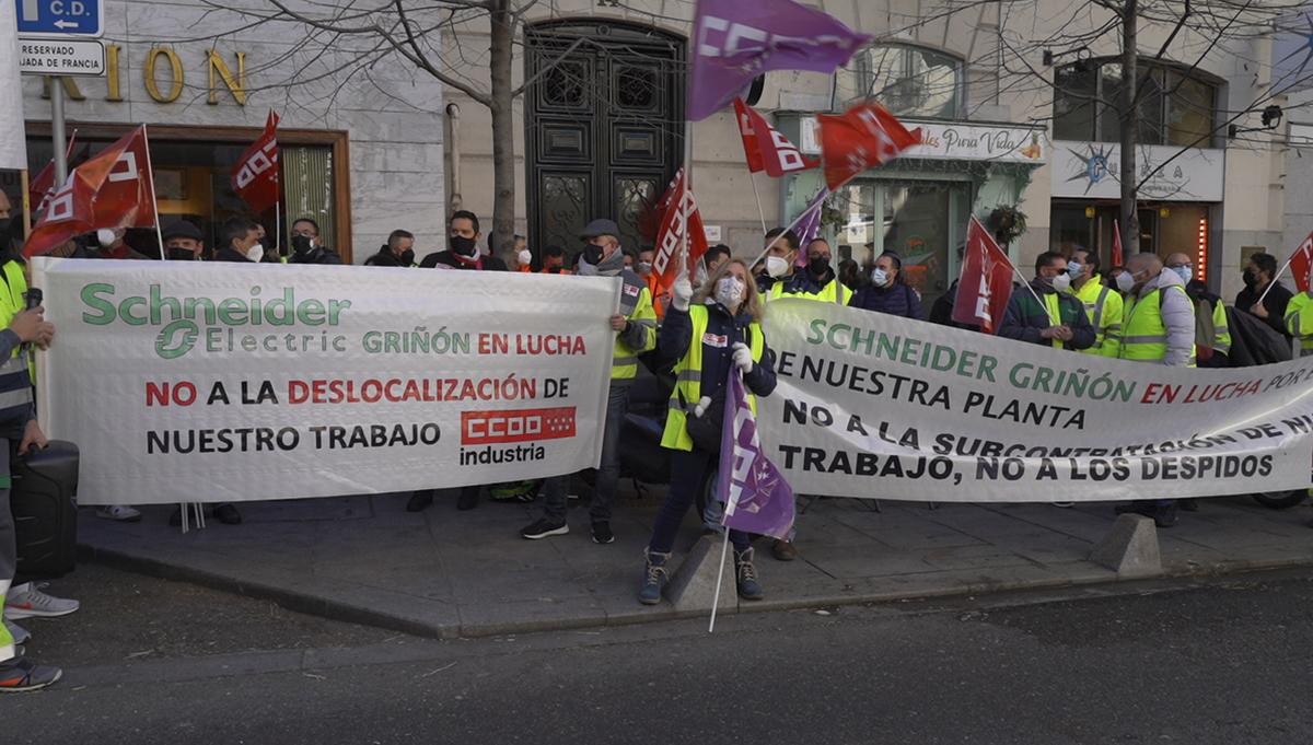 Los trabajadores de la fábrica de Griñón se han movilizado ya en varias ocasiones