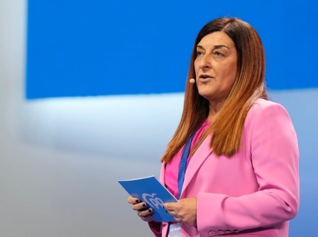 Maria José Sáenz de Buruaga, presidenta del PP de Cantabria