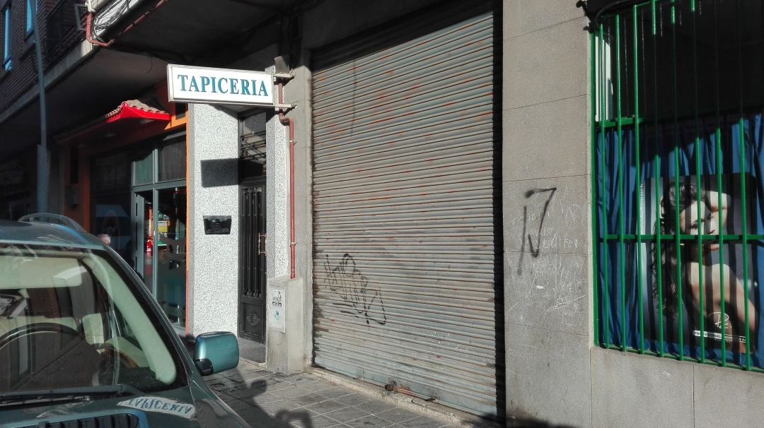 Calle Joaquina Santander donde se encuentra la Tapicería donde trabaja el padre de la víctima