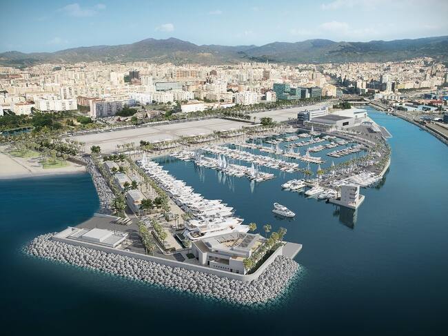 Recreación del puerto deportivo de San Andrés