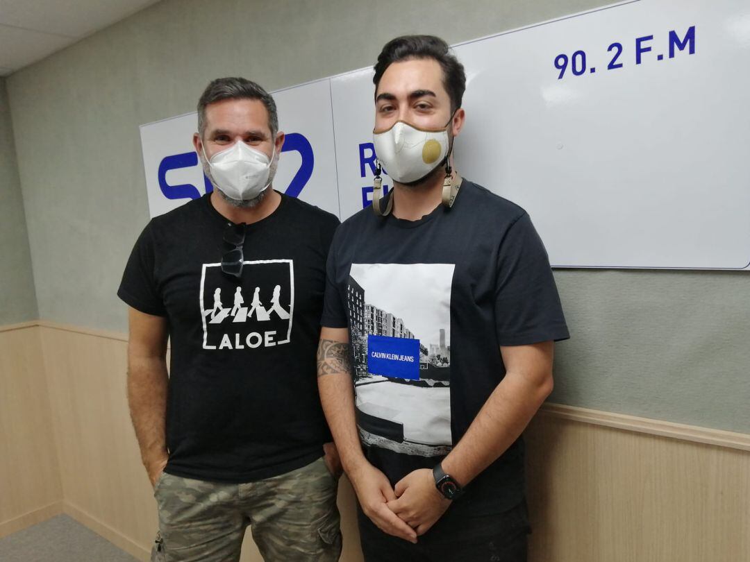 Manuel Hernández y César Garijo, desde la Asociación de Locales de Ocio Nocturno de Elda (ALOE)