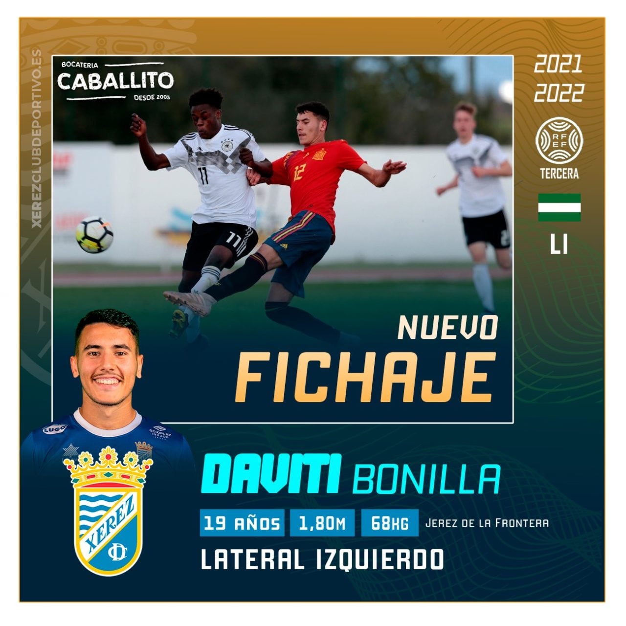 El Xerez CD ha anunciado el fichaje de Daviti