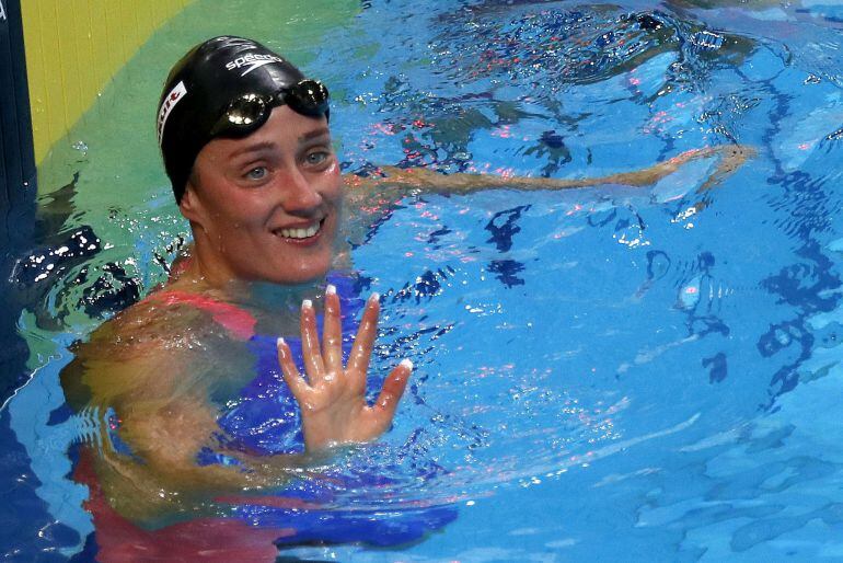 Mireia Belmonte tras los 1.500 libres femeninos 