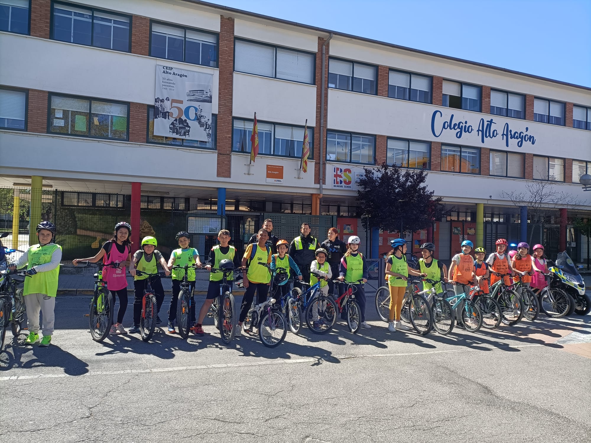 El programa Aula en Bici llega a Barbastro