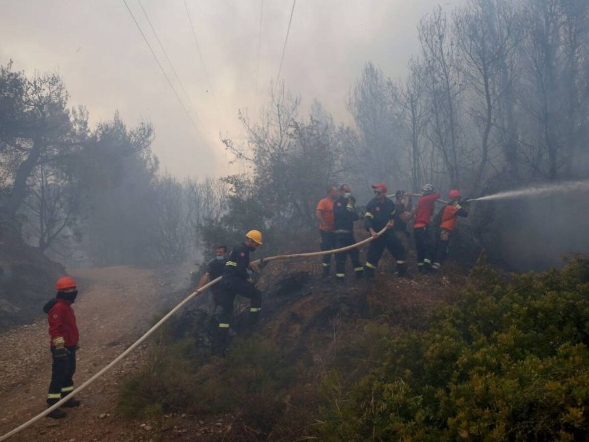 Los incendios deterioraron la calidad del aire en el Mediterráneo oriental