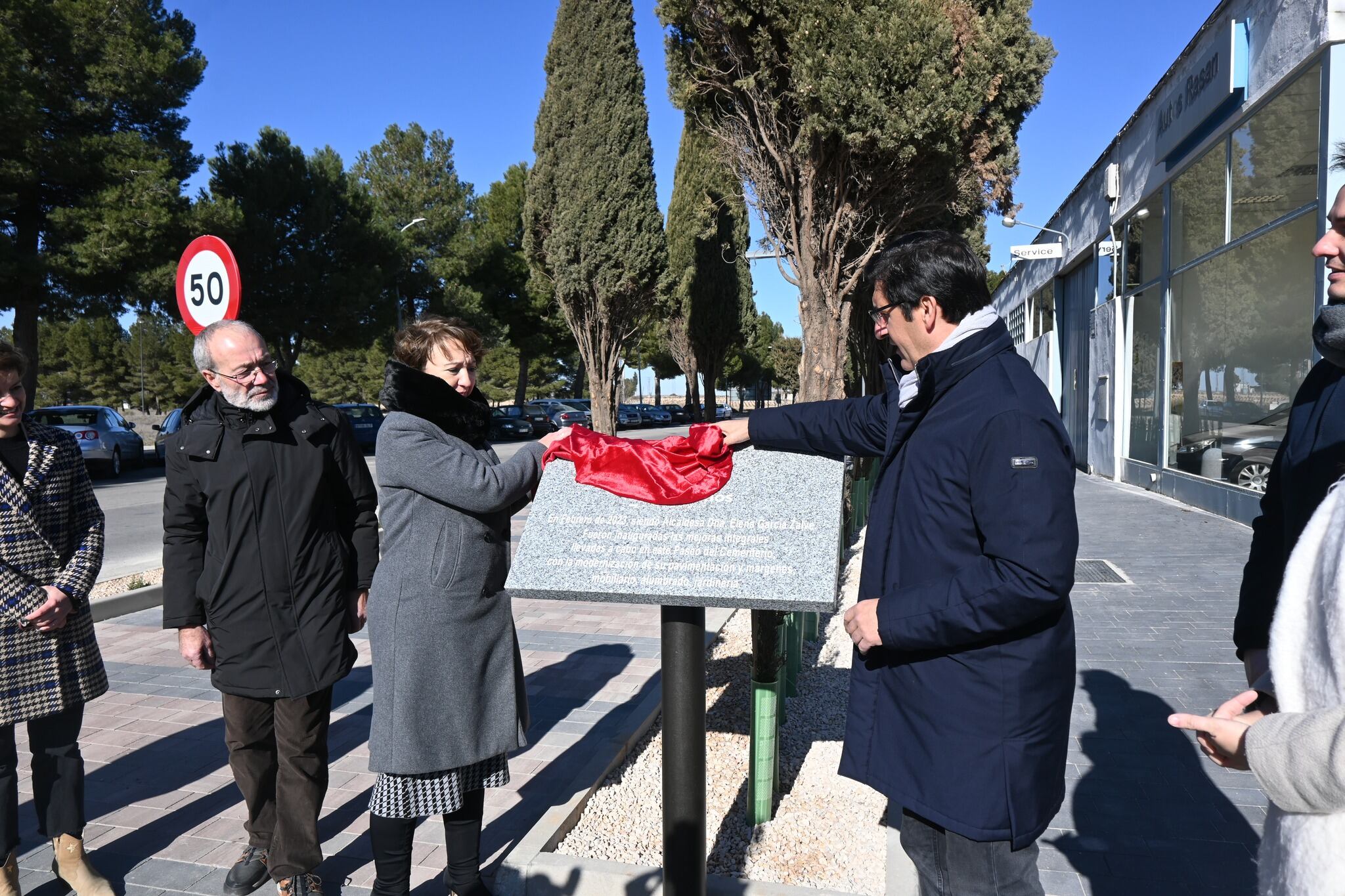 Inauguración del Paseo del Cementerio en Socuéllamos