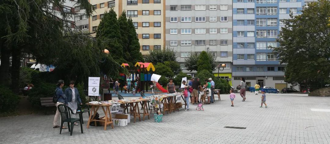 Intercambio de libros en O Castrillón