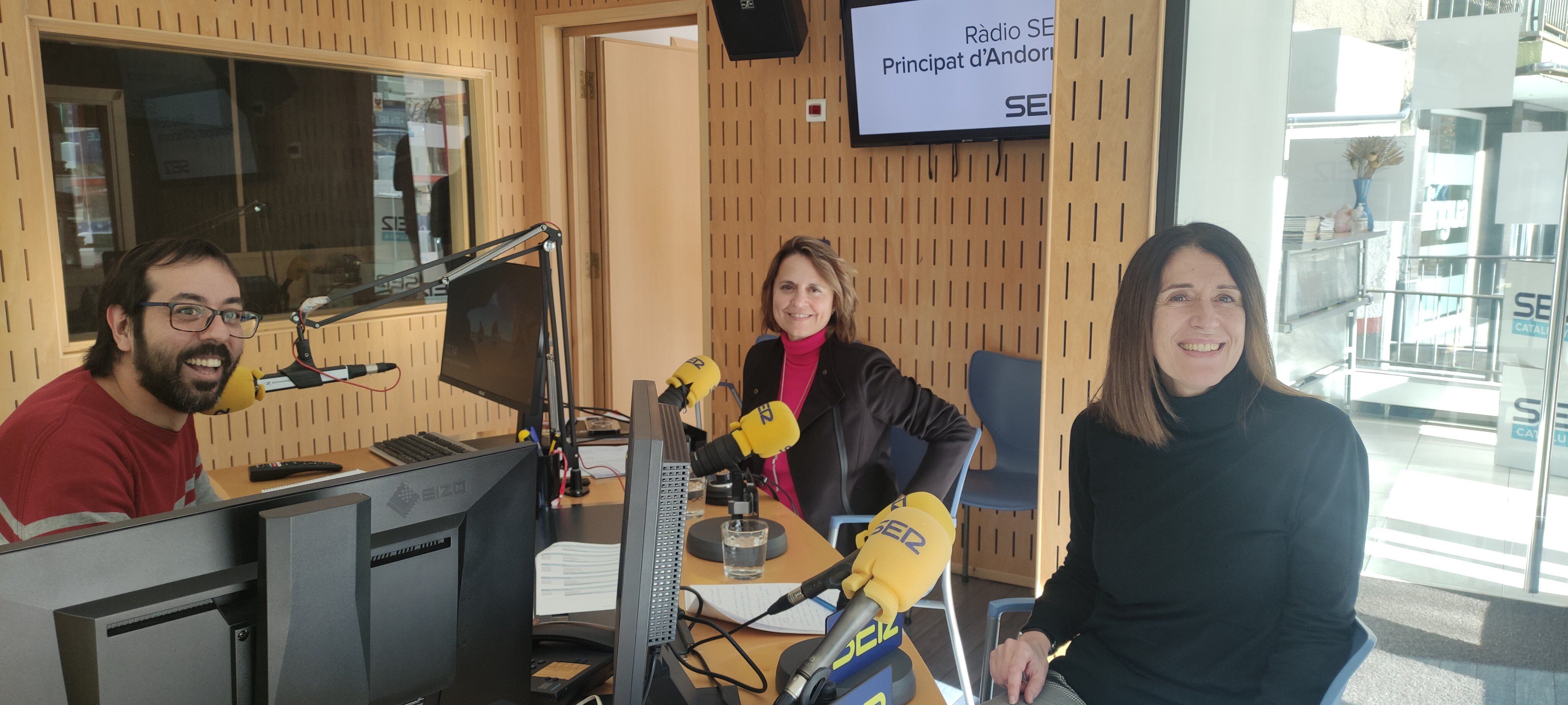 Les candidates a cònsol major Anna Garcia i Rosa Gili