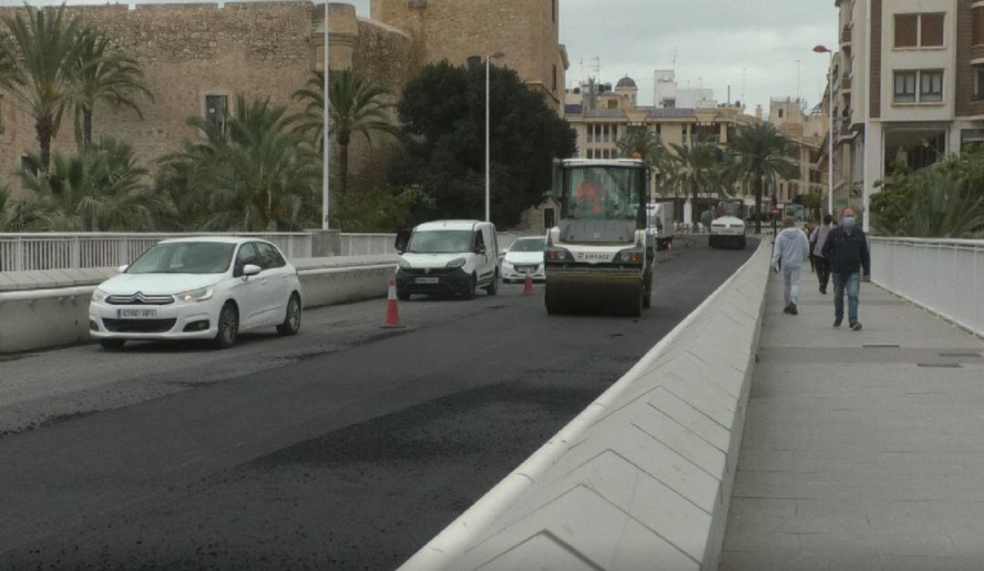 Asfaltado calles Elche