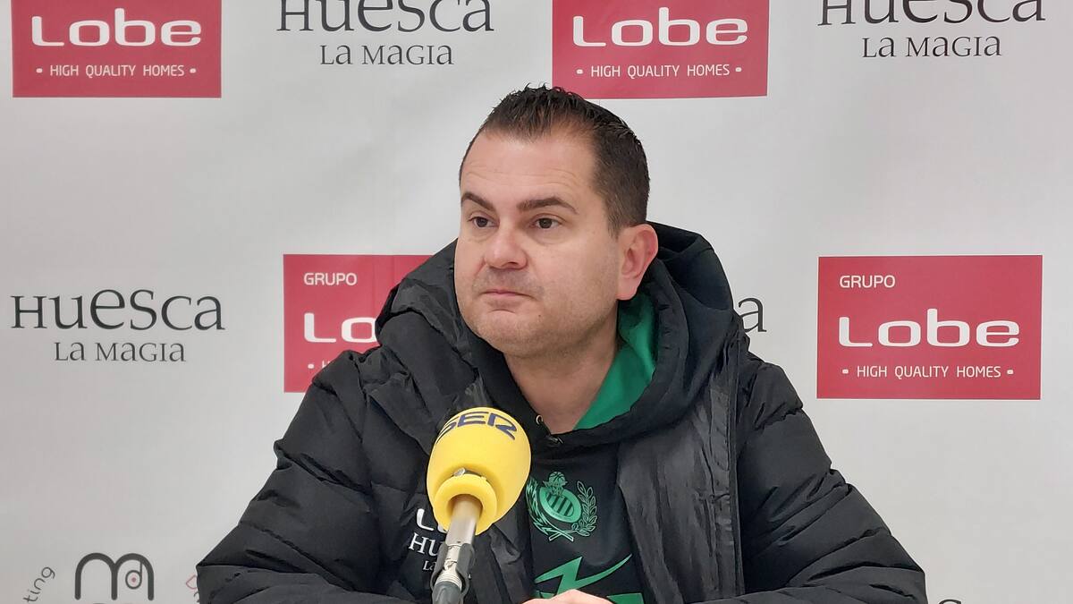Rafa Sanz, entrenador de Lobe Huesca la Magia