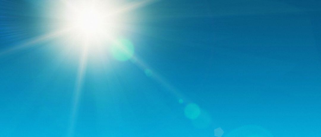 Sol, cielo despejado, calor, verano