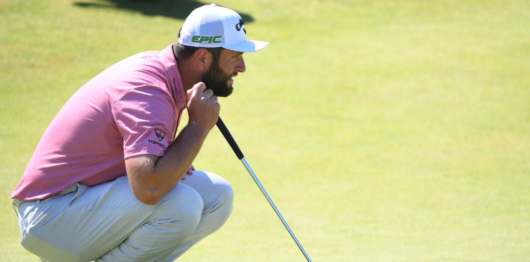 Jon Rahm, durante el Open Británico de golf