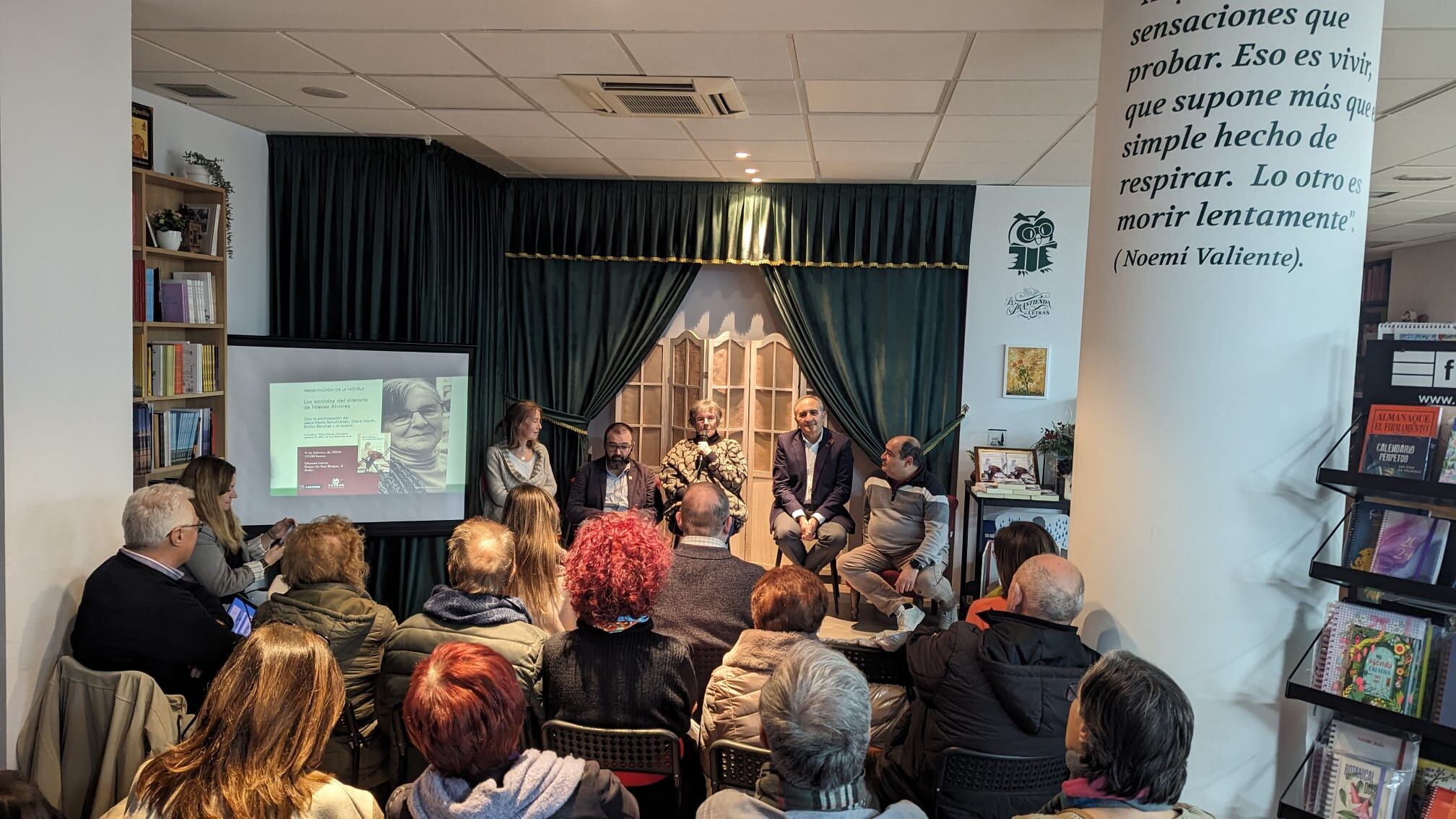 Presentación del libro en la Librería Letras