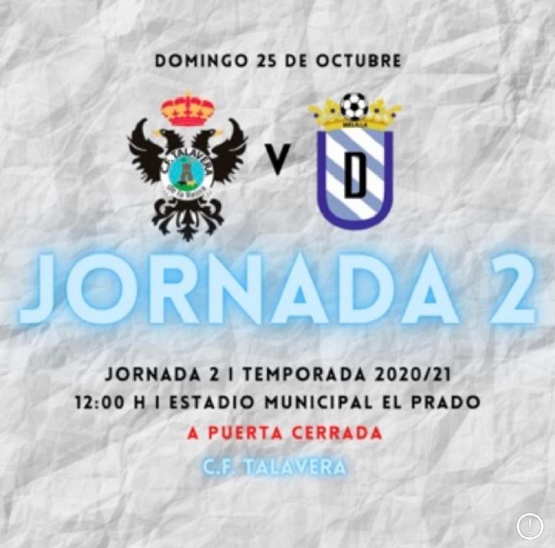 Cartel del encuentro