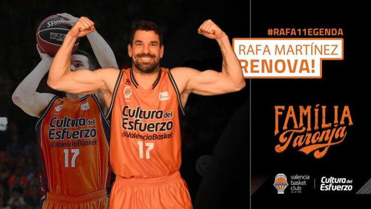 Declaraciones de Rafa Martínez tras renovar con el Valencia Basket 20-6-2018