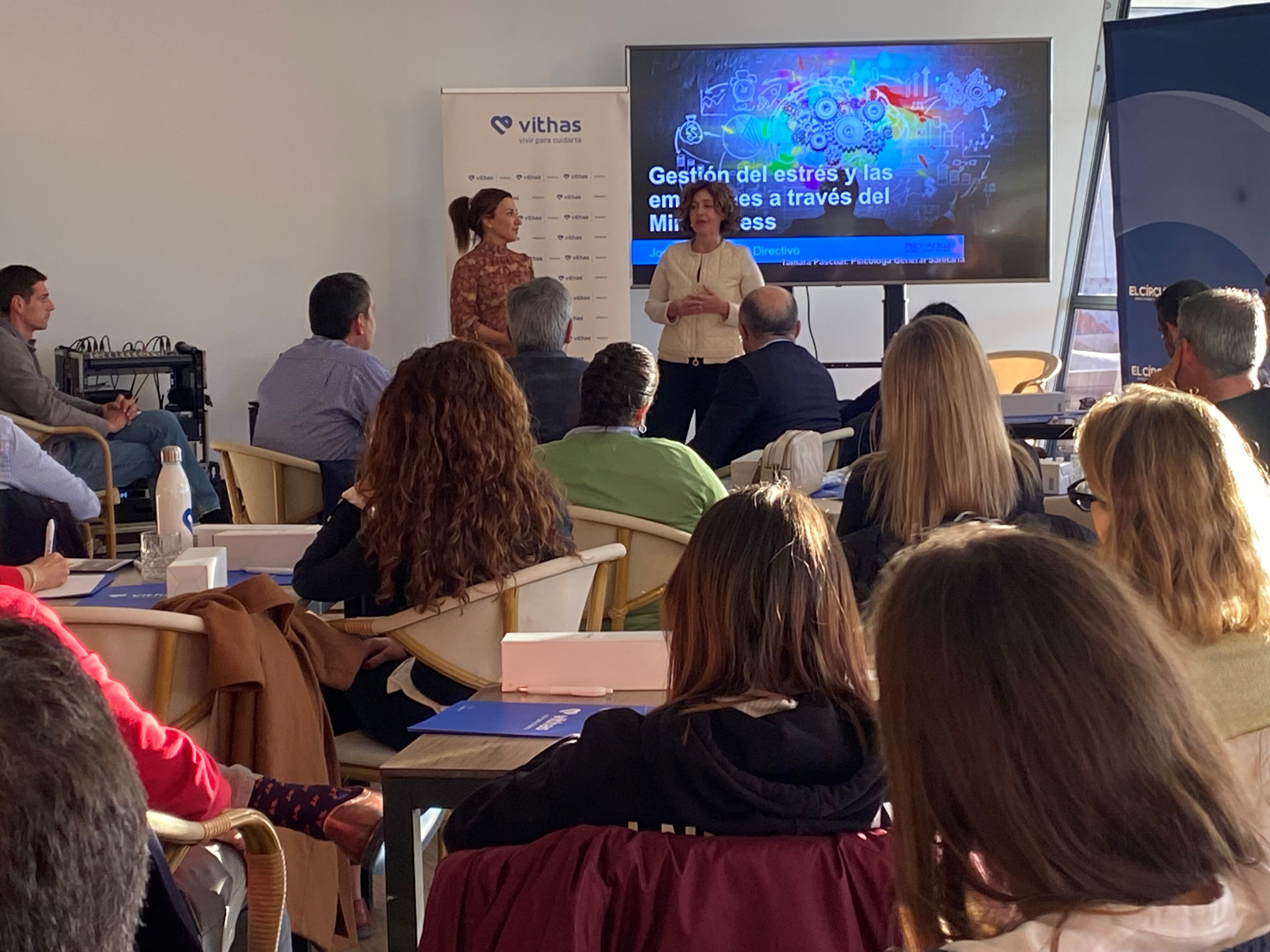 La Ocean Live Park acogió un Aula Salud dirigida a medio centenar de directivos de la provincia de Alicante