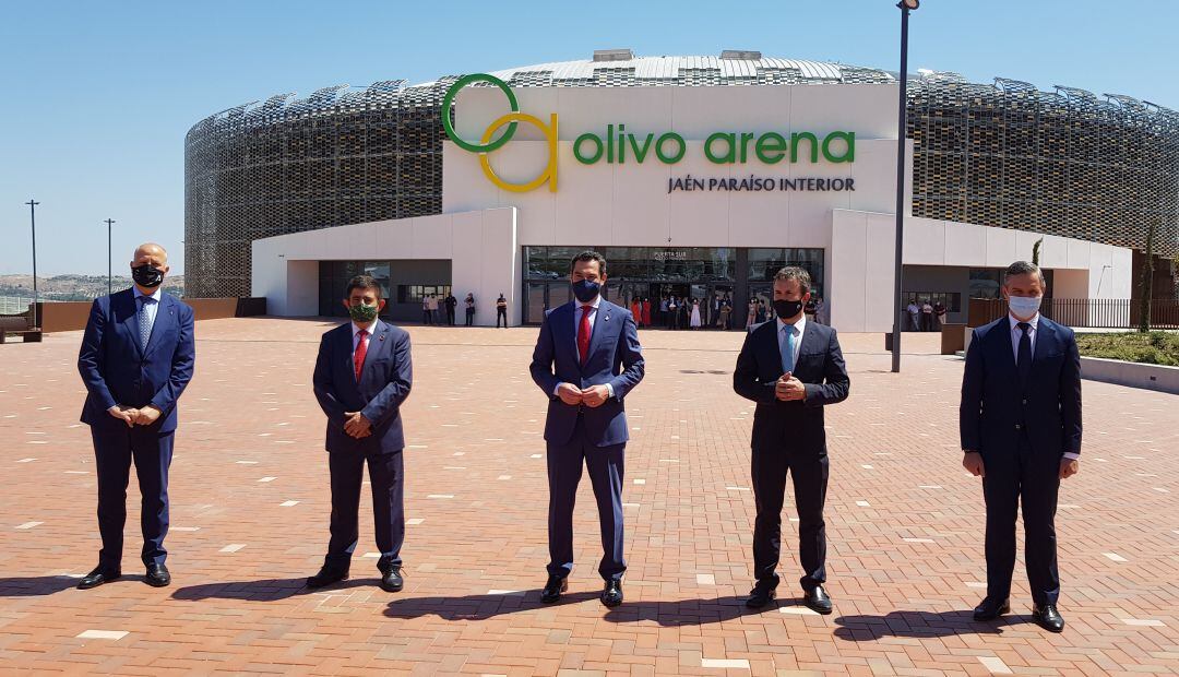 Inauguración institucional del &quot;Olivo Arena&quot;.