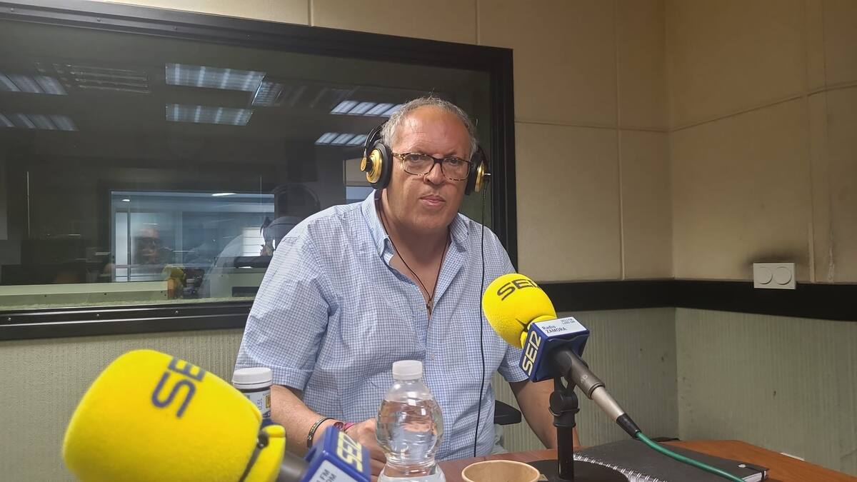 El candidato de VOX al Congreso por Zamora, Pedro Jesús Requejo, en los micrófonos de la SER en la provincia (19/07/2023)