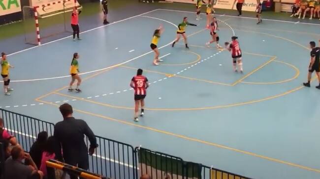 Un momento del partido