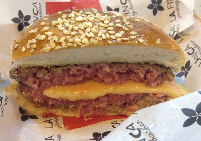 La hamburguesa de La Roja.