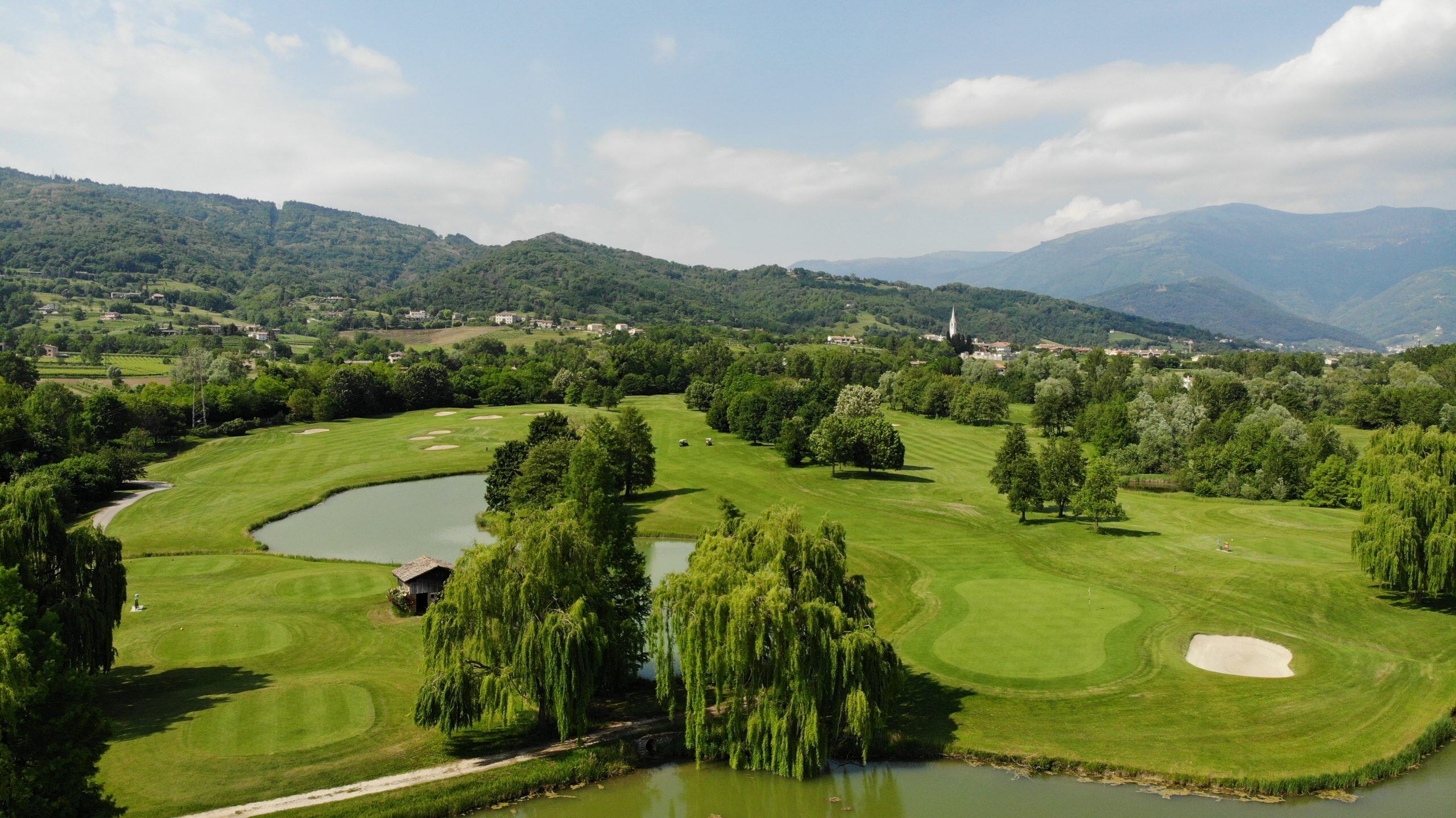 El campo del Asolo Golf Club de Cavaso del Tomba, en el noreste de Italia.