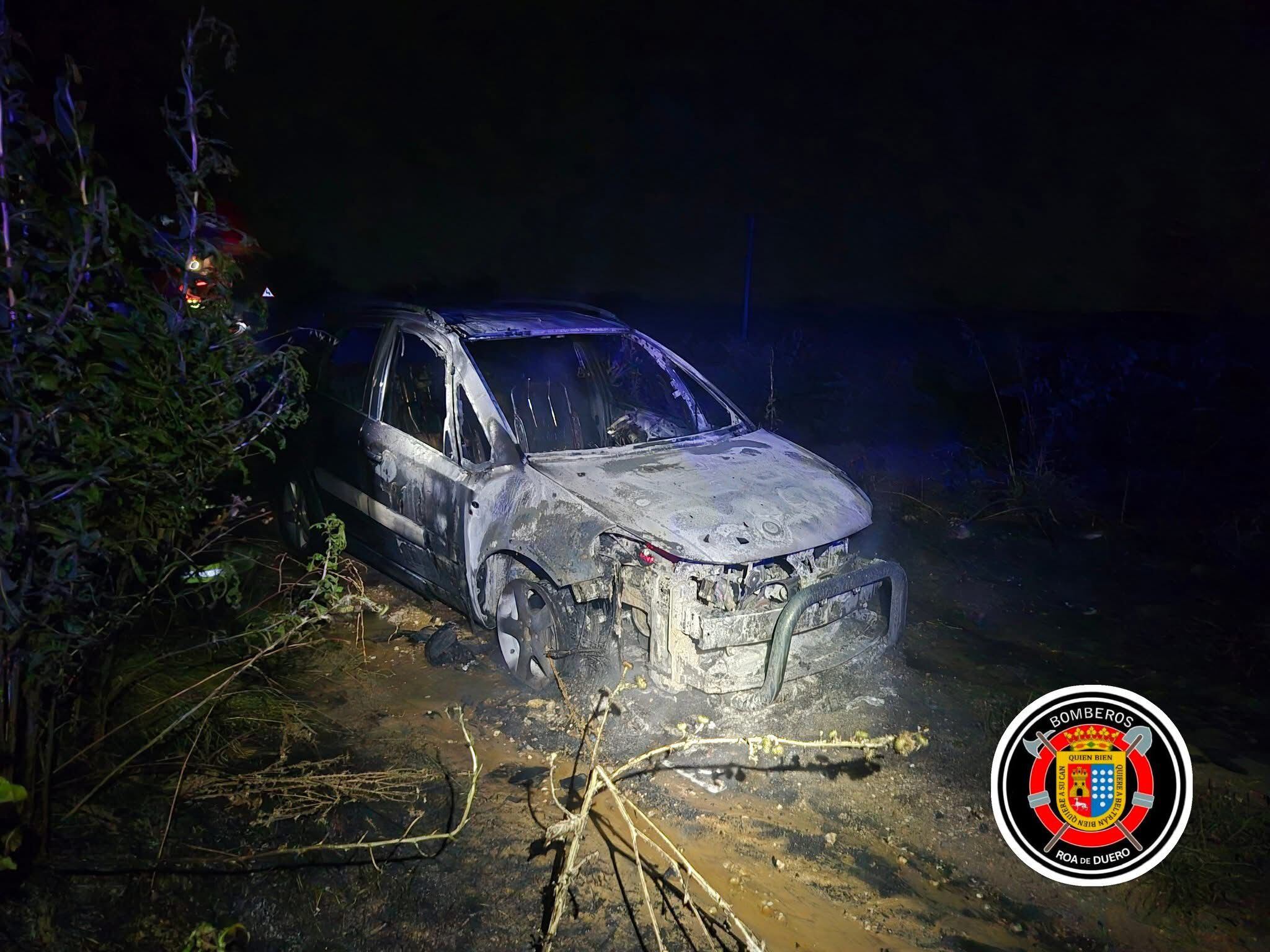 Estado en el que ha quedado el vehículo tras el incendio