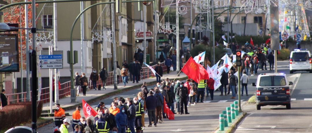 Cadena Humana en Ferrol