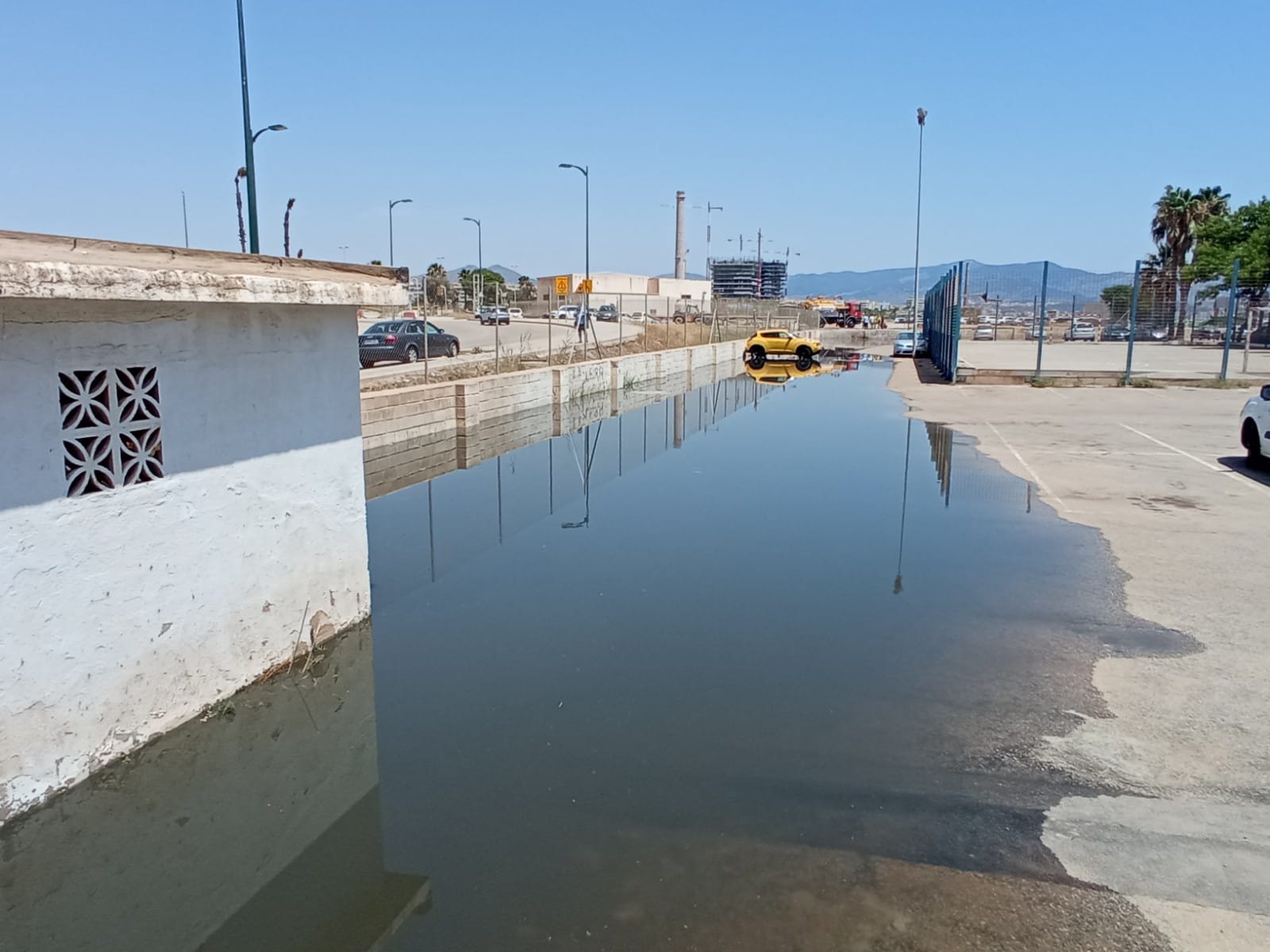 Nueva inundación de Sacaba Beach, Málaga