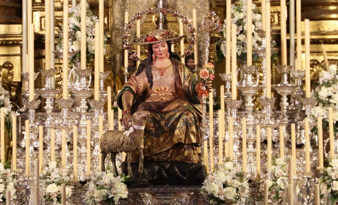 Imagen de la Divina Pastora de Cantillana