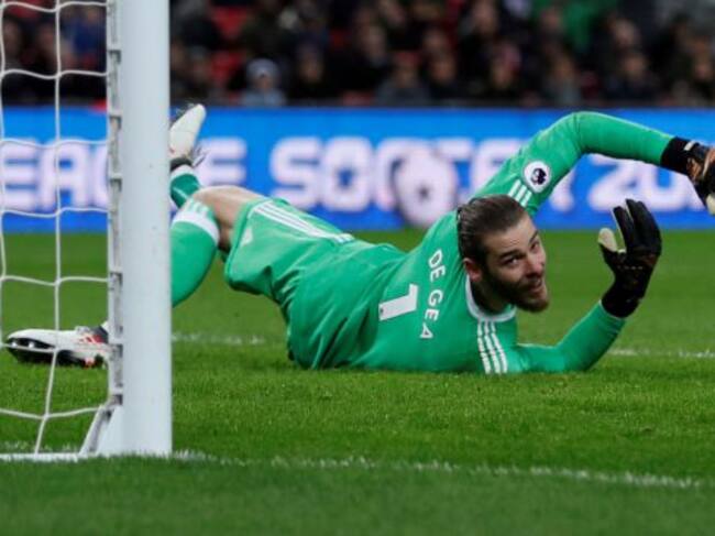 De Gea en un partido reciente
