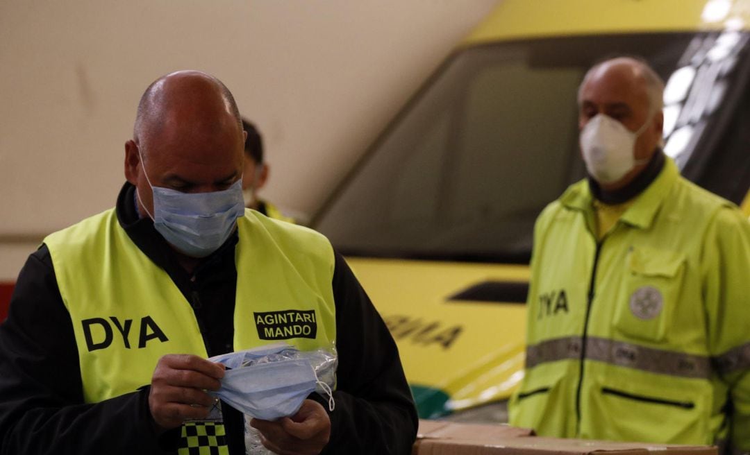 La DYA está pendiente de recibir 300.000 mascarillas