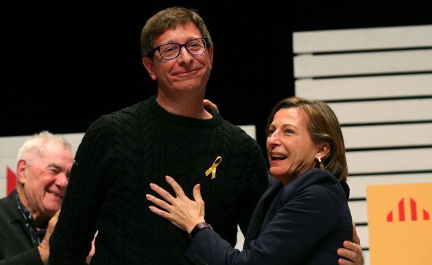 Carlés Mundó y Carme Forcadell