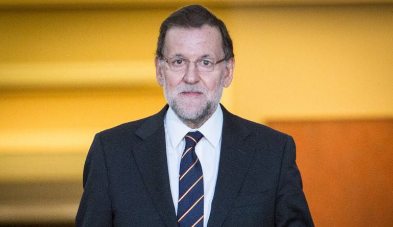 El presidente del Gobierno, Mariano Rajoy, en una fotografía de archivo en el Palacio de la Moncloa.