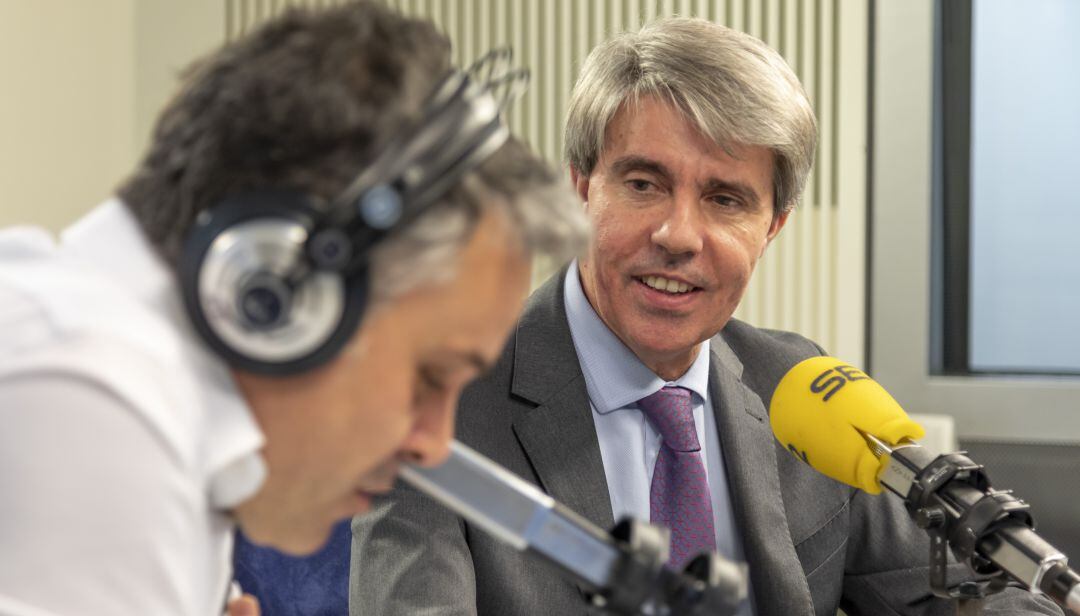 Ángel Garrido durante la entrevista de Año Nuevo en la SER