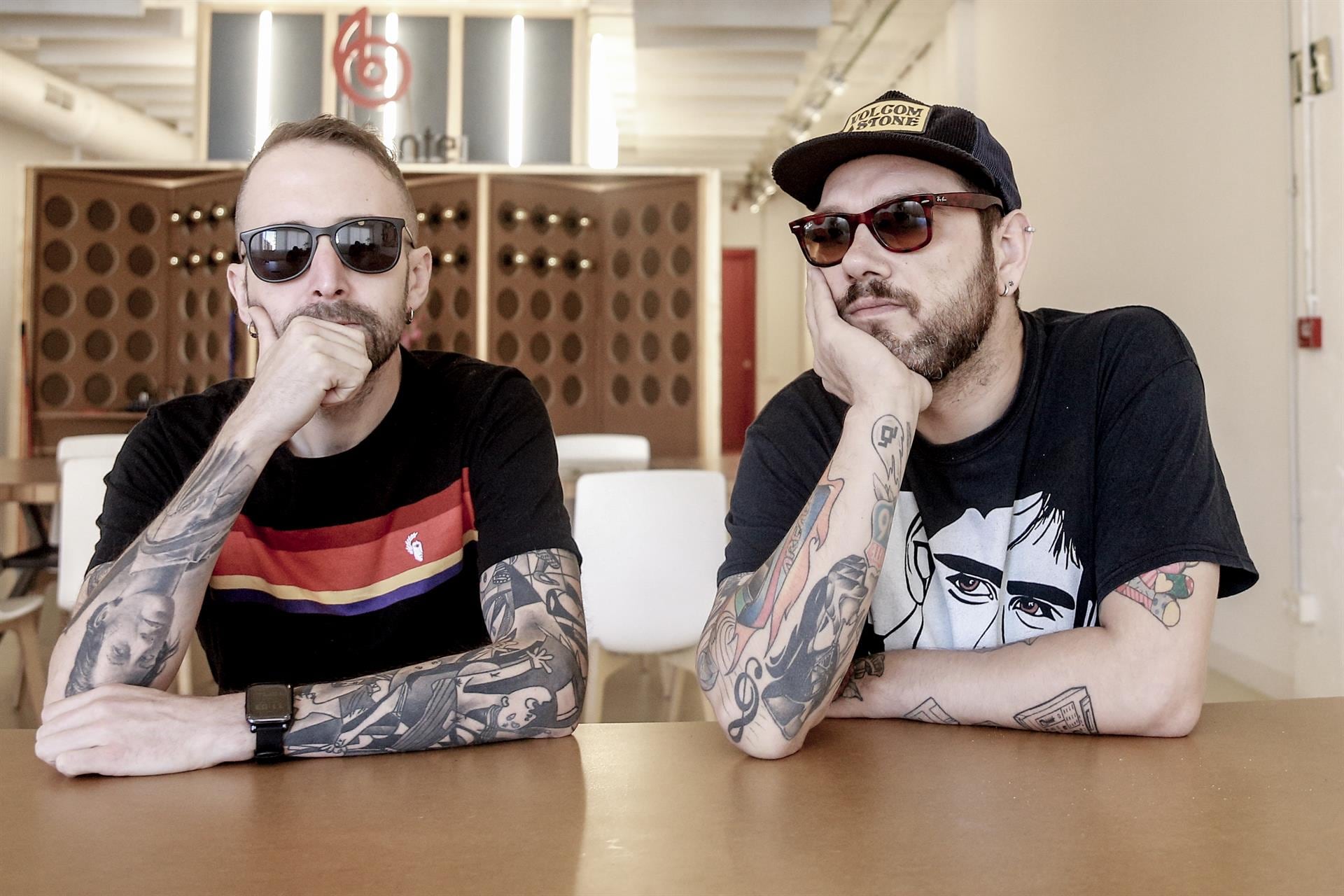 Los Chikos del Maíz, Toni y Nega en su entrevista por el estreno de su nuevo disco &#039;Comanchería&#039;, en Madrid, a 8 de octubre de 2019