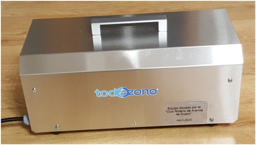 Uno de los generadores adquiiridos por Rotary Club