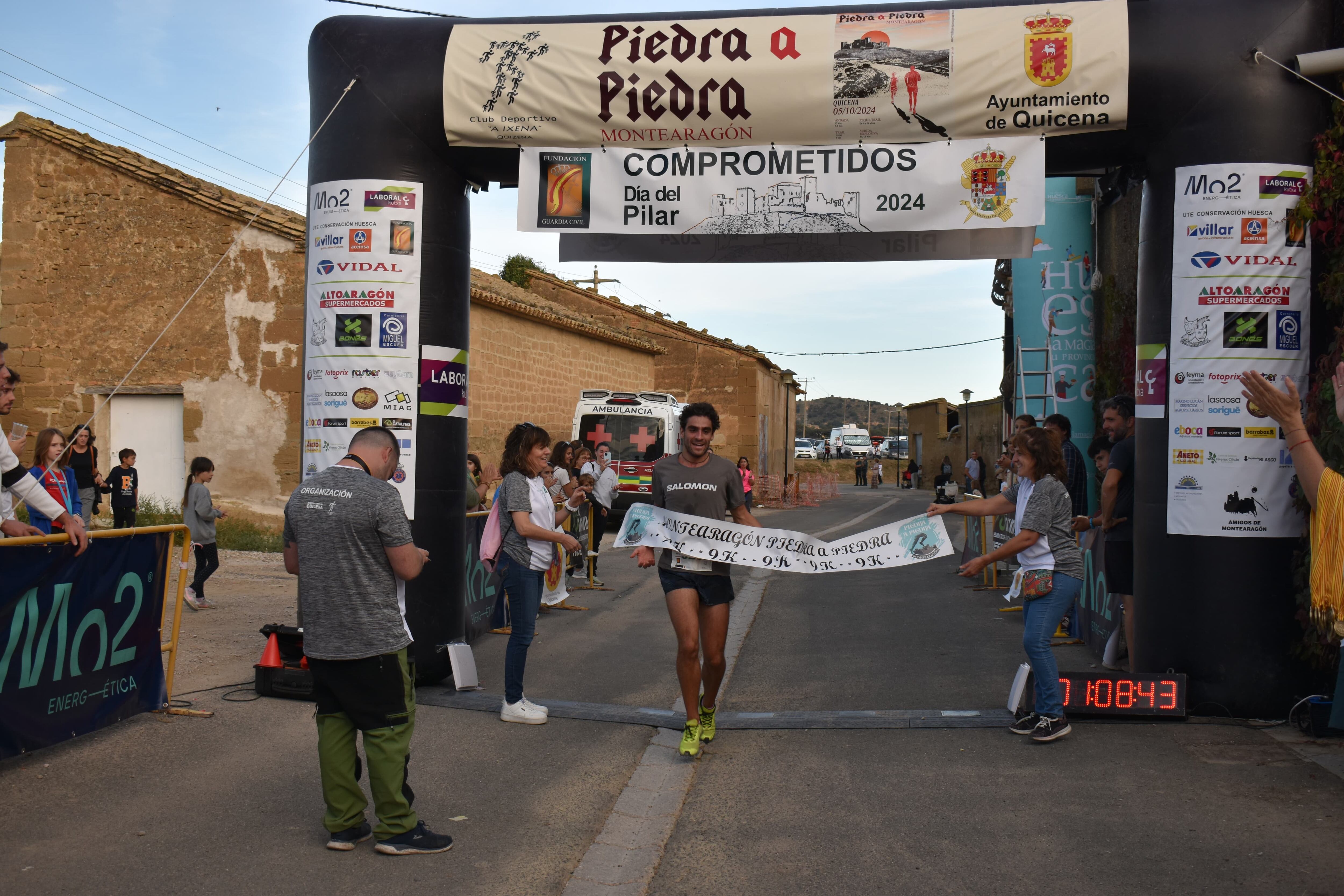 Gonzalo López fue el ganador en la 9K de la Montearagón Piedra a Piedra