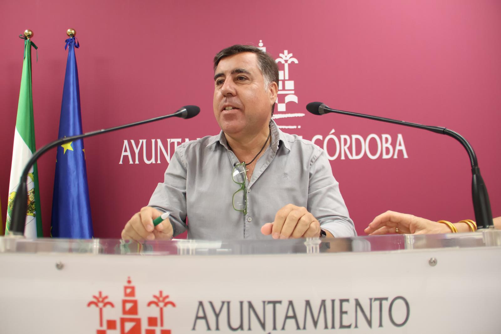 El delegado de Infraestructuras del Ayuntamiento de Córdoba, Miguel Ruiz Madruga