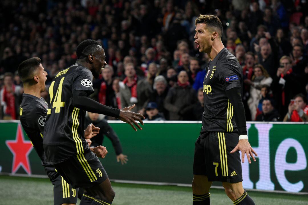 Cristiano Ronaldo celebra el gol ante el Ajax