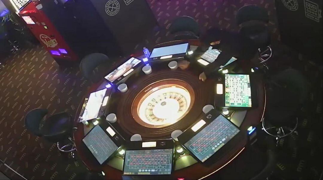 Uno de los salones de juegos investigados.