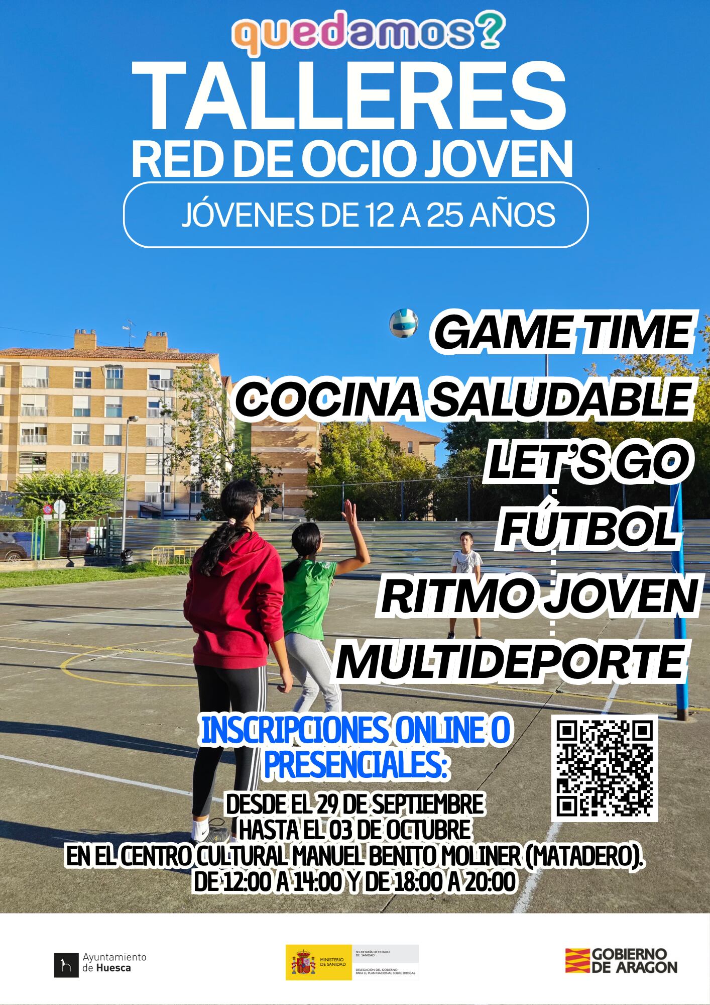 La Red de Ocio Joven Huesca arranca el último trimestre con una programación gratuita.