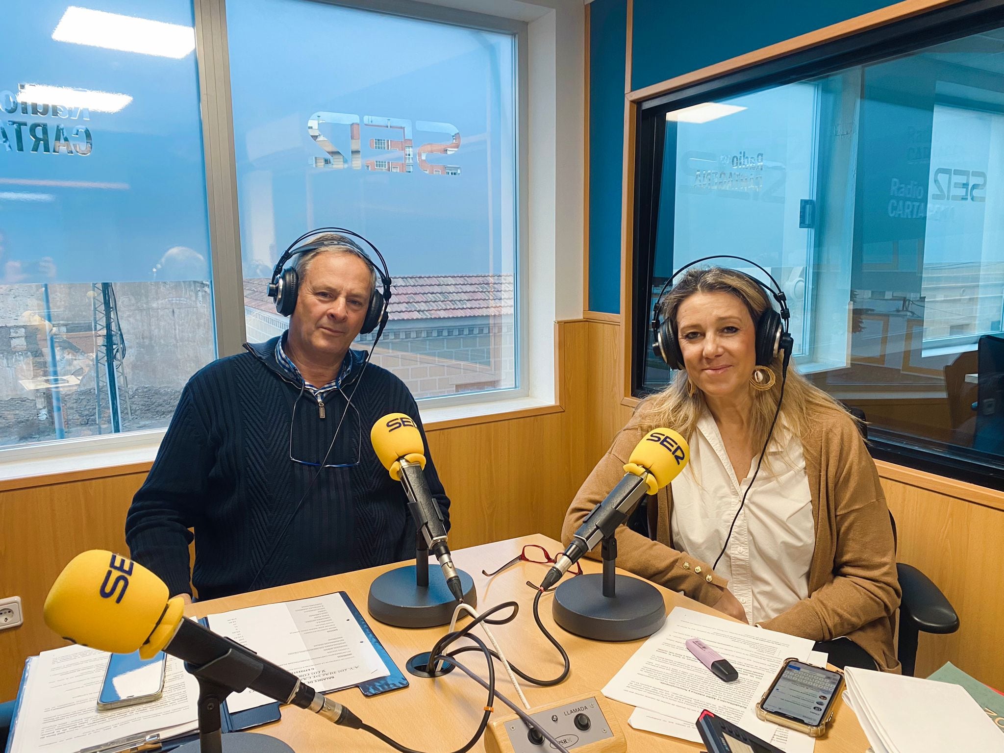 Marian Martínez Gambín y Salvador Angosto, presidenta y tesorero de la Asociación de Vecinos de Los Díaz, Los Roses y Los Corteses,