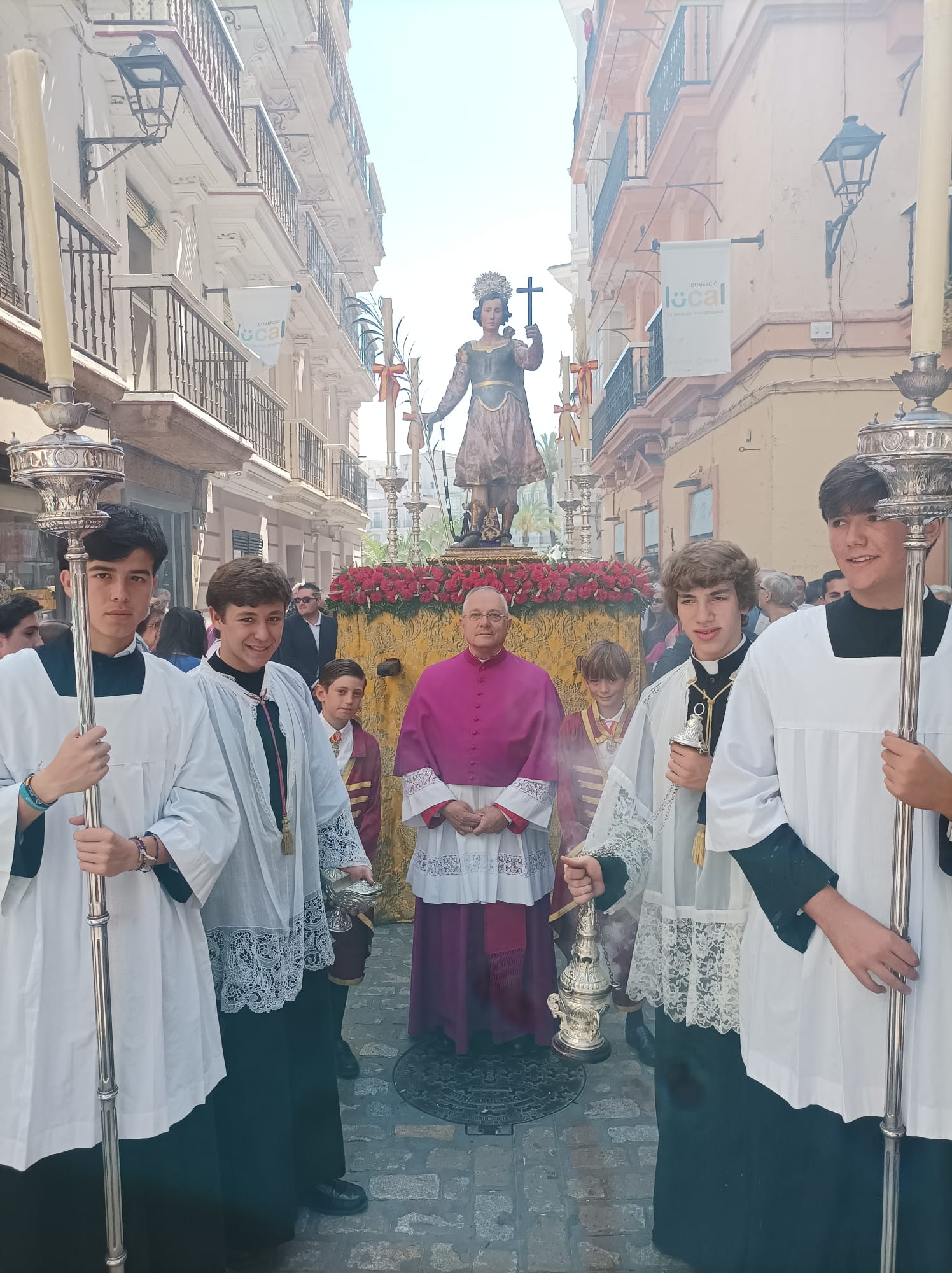 Paso de San Servando en el cortejo del Corpus