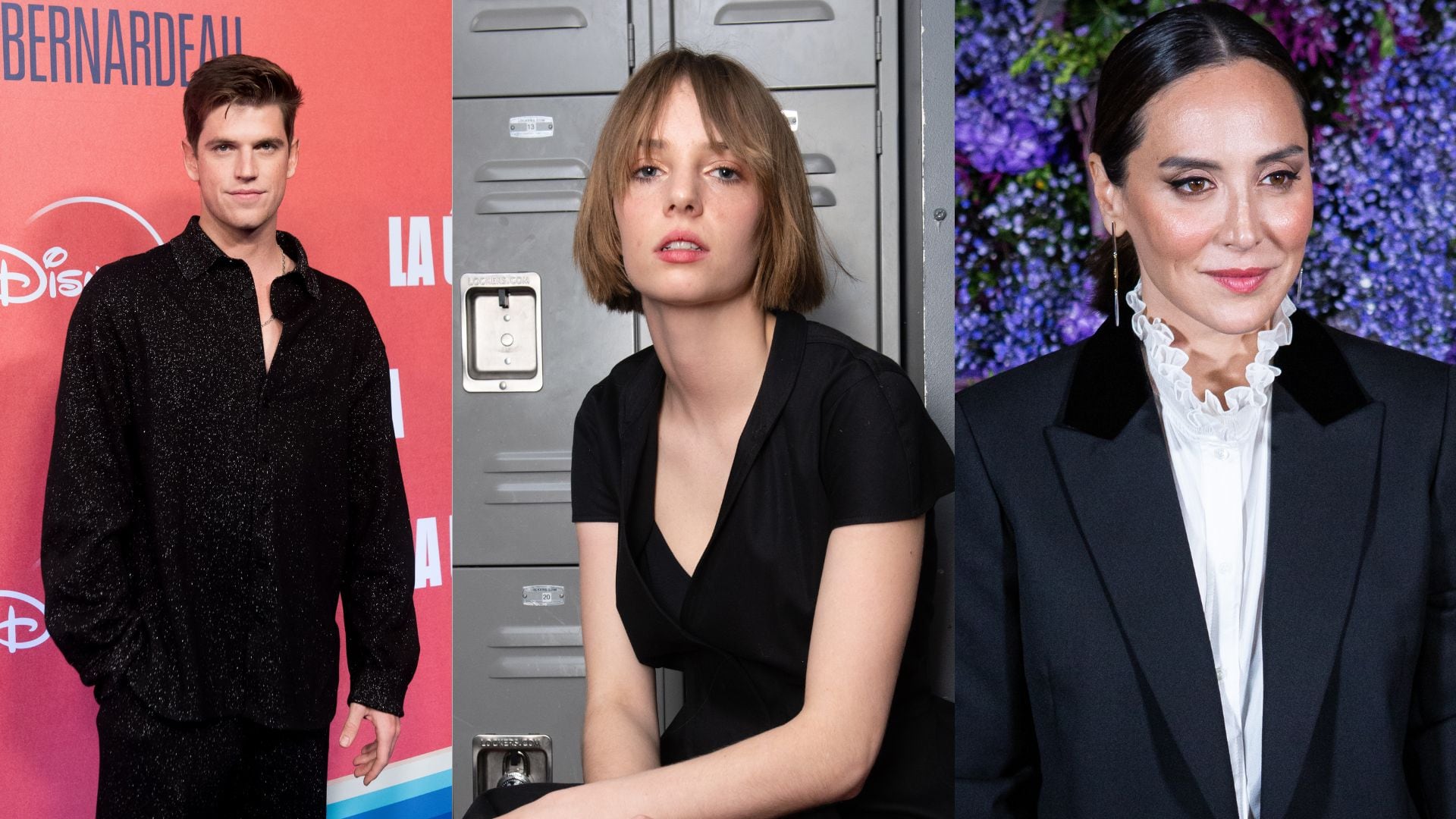 Miguel Bernardeau, Maya Hawke y Tamara Falcó