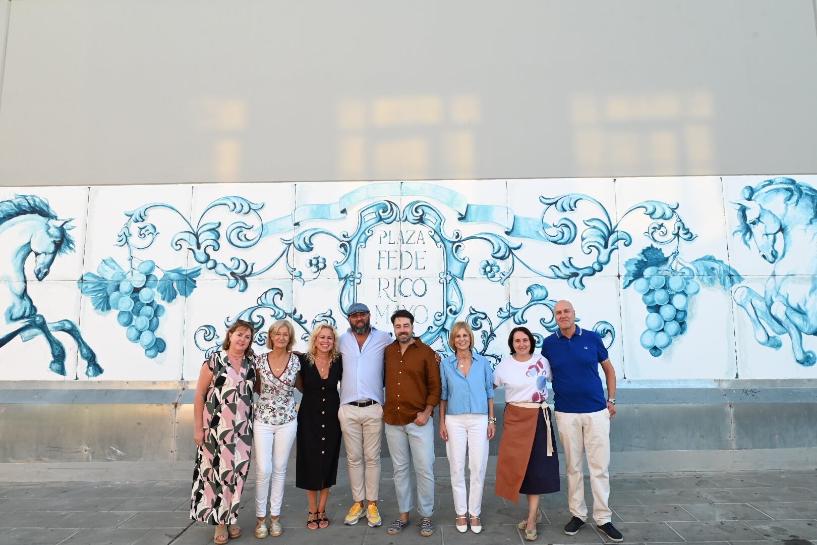 Nuevo mural en el mercado de Federico Mayo