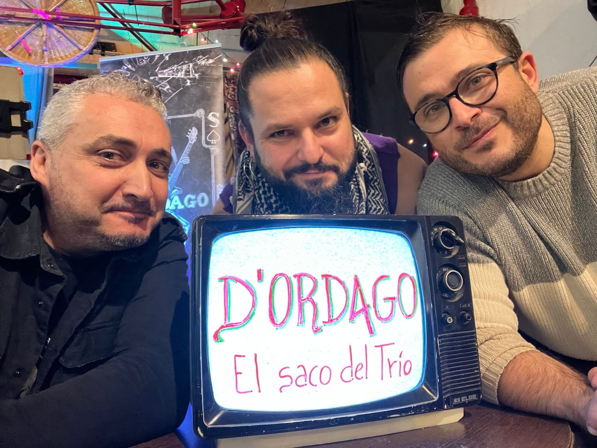 Componentes del dúo D'ordago y Pedro Cortés.