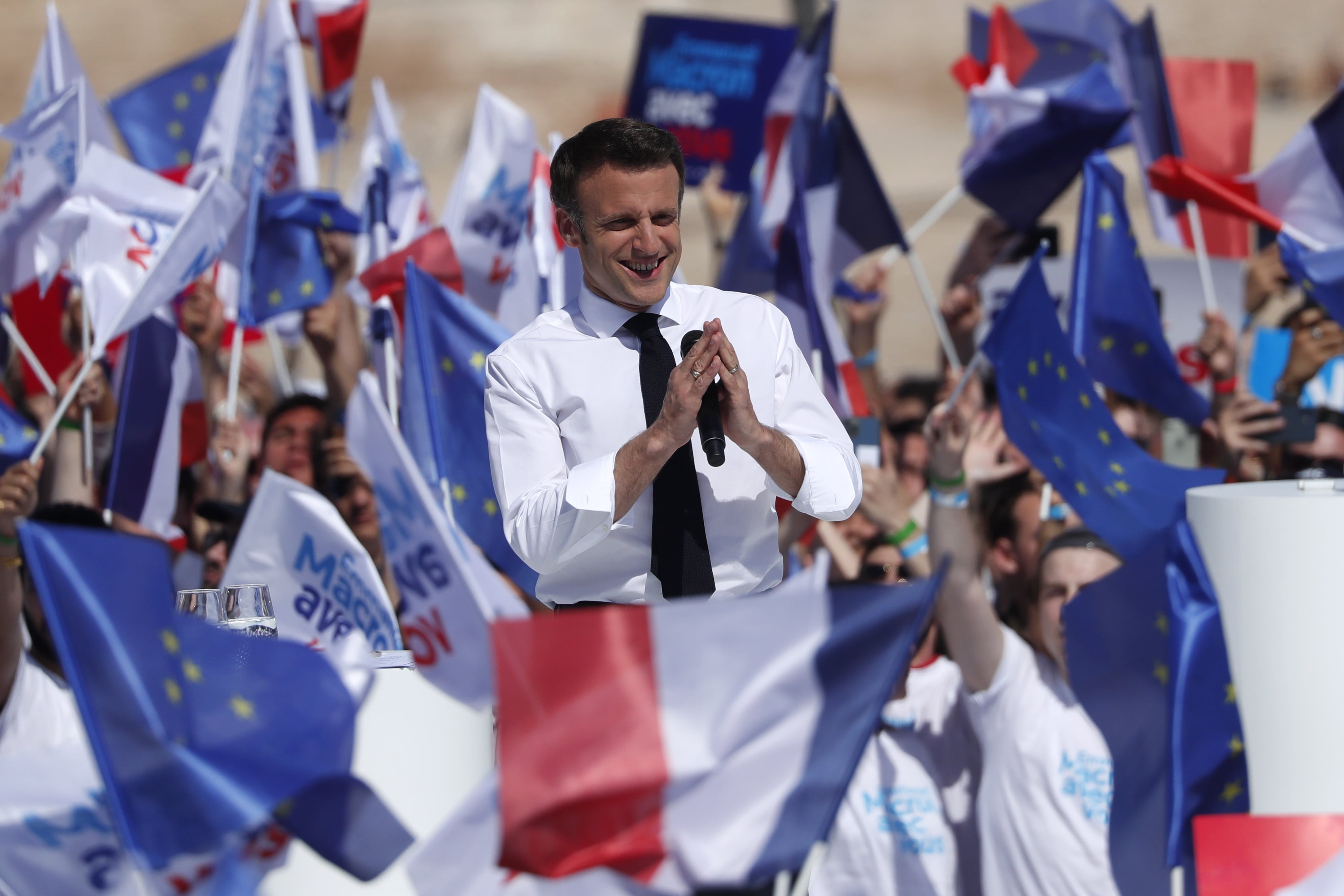 Emmanuel Macron, candidato a la presidencia de Francia EFE/EPA/Guillaume Horcajuelo