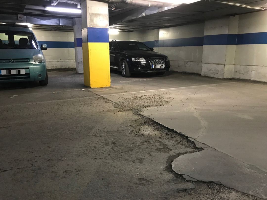 Imagen del aparcamiento San Francisco antes de su última reforma.