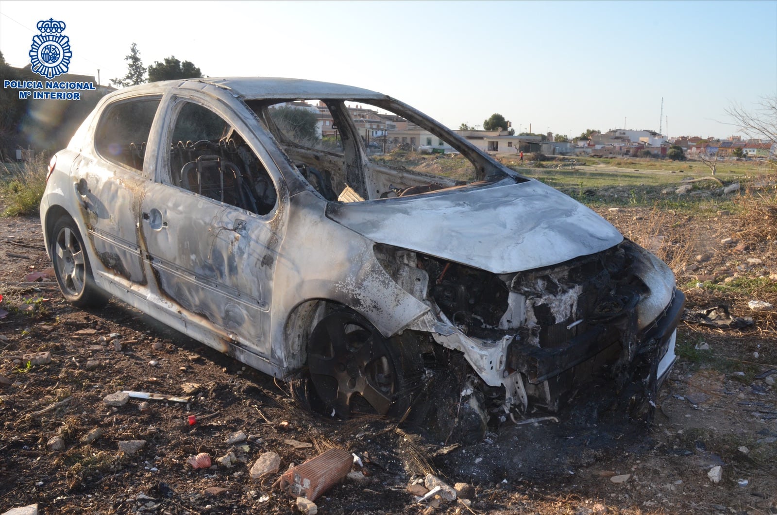 El vehículo de la víctima apareció calcinado en la pedanía murciana de San José de la Vega