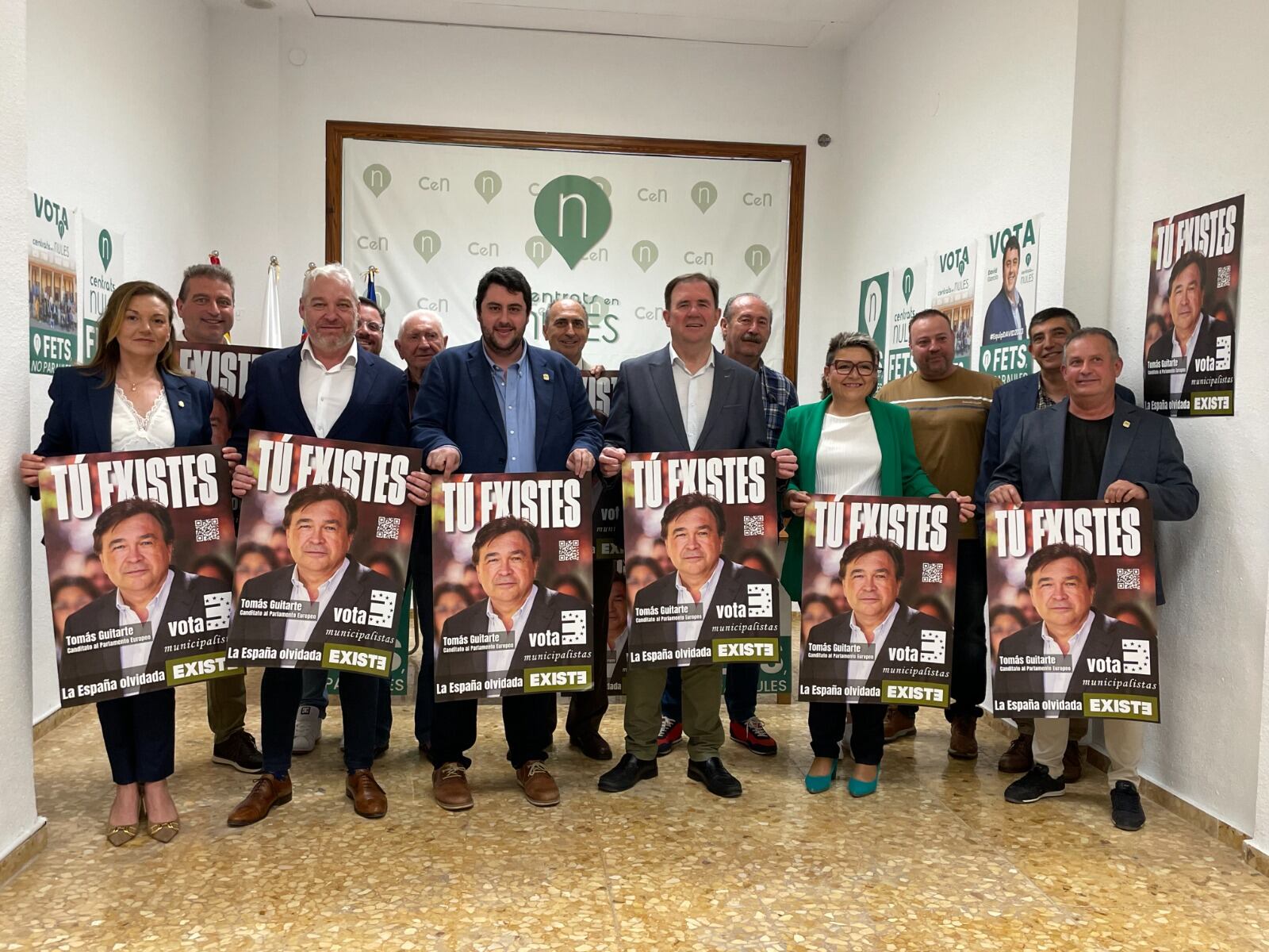 La coalición Existe presenta su candidatura para las europeas en Nules.